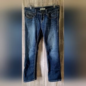 Vigoss Bootcut Embellished Jeans, Size 11